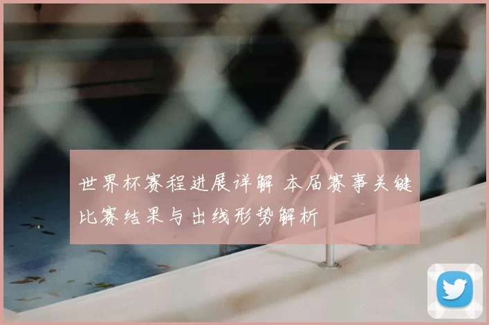 世界杯赛程进展详解 本届赛事关键比赛结果与出线形势解析